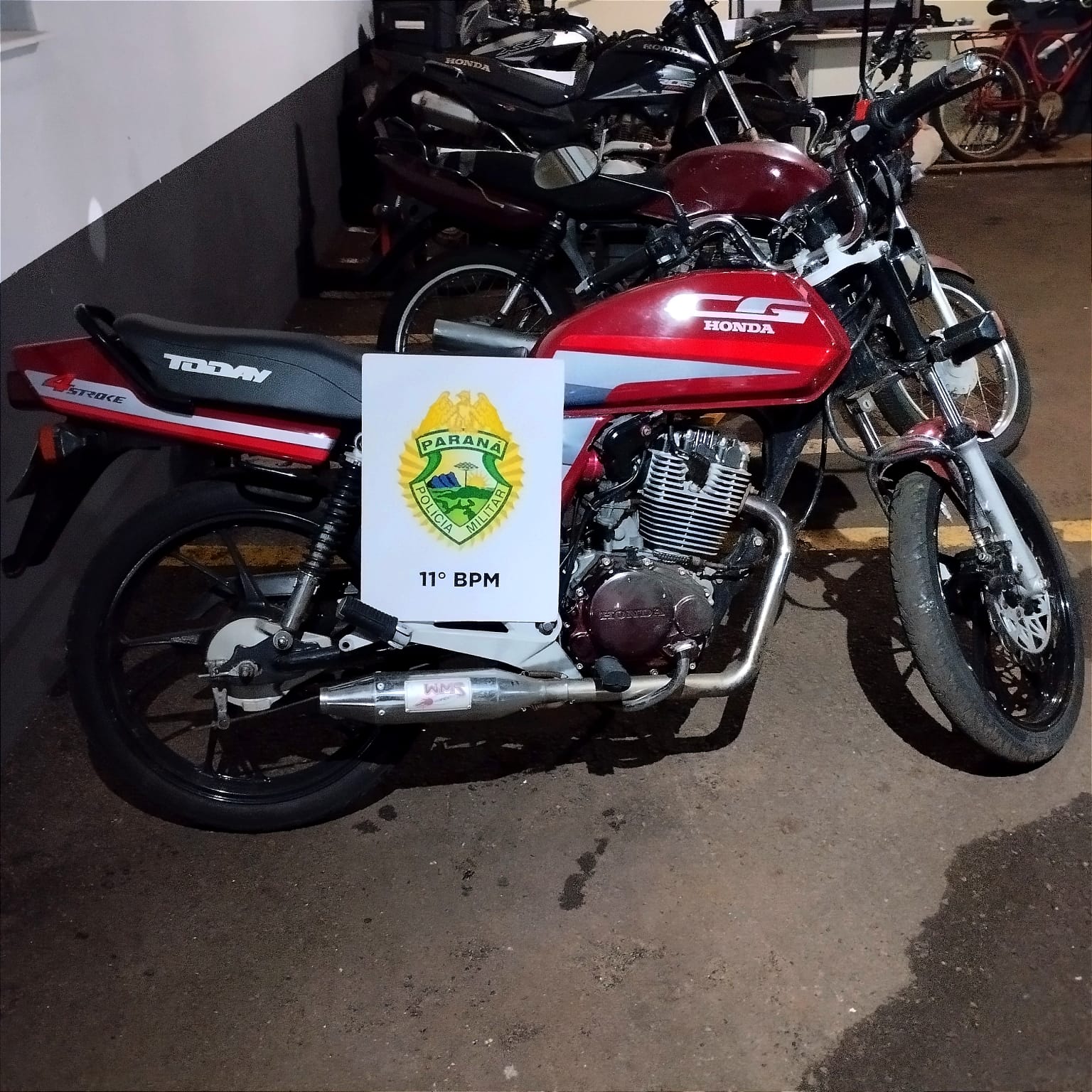 Polícia de Araruna recupera motocicleta com motor furtado