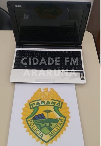 Notebook furtado é recuperado pela PM em Araruna