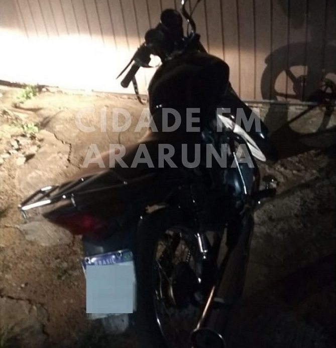 Moto é apreendida após tentativa de fuga da PM em Araruna