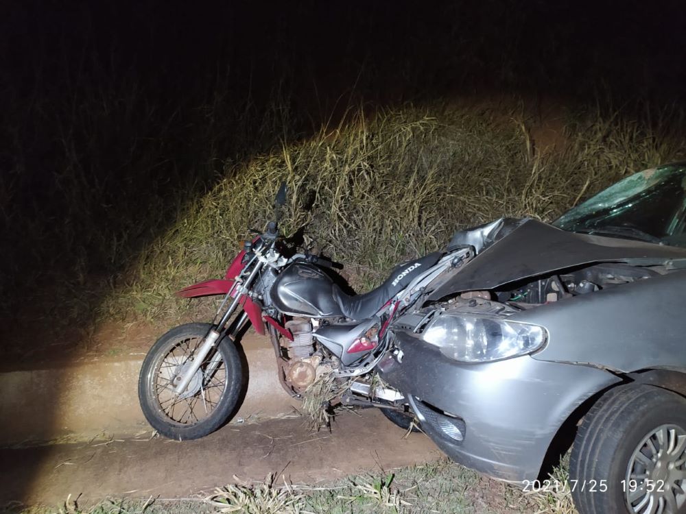 Motociclista morre em colisão na estrada Boiadeira