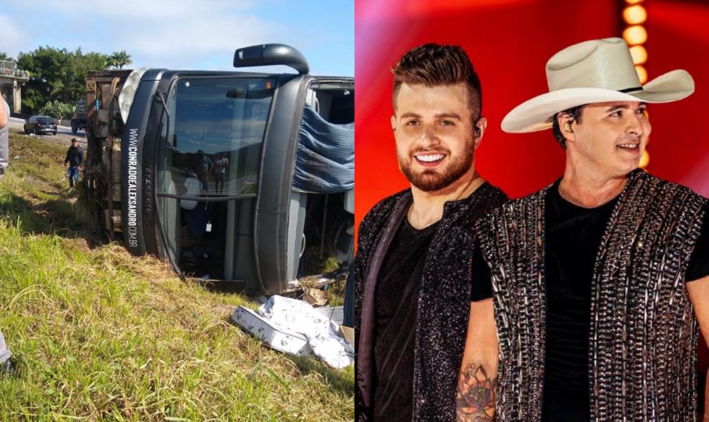 Dupla Conrado e Aleksandro sofre acidente após show no Paraná
