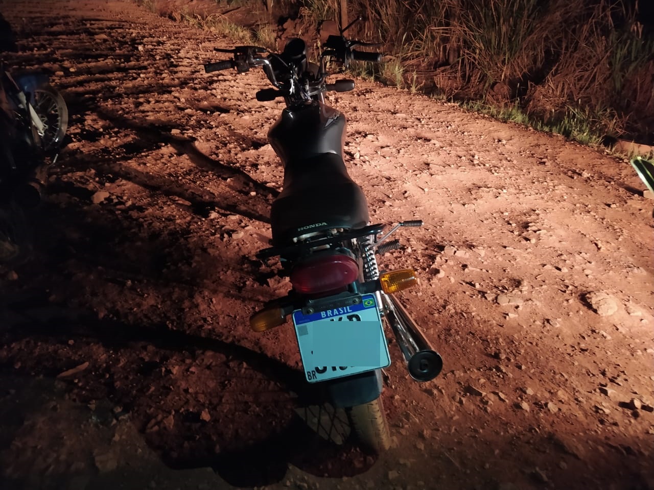 Moto é recuperada quinze minutos após o furto em Peabiru